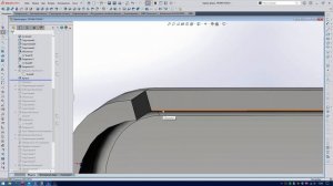 Solidworks Элемент Бобышка на границе