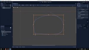 How to make Path2D visible and controllable in Play Mode | GODOT ENGINE