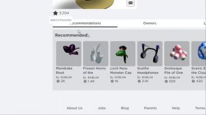 I looked at old items.. ROBLOX