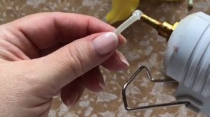 Пестик лилии из зефирного фоамирана