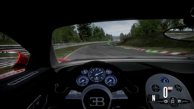 NFS SHIFT BUGATTI VEYRON TOP SPEED 360km on PC смотреть онлайн