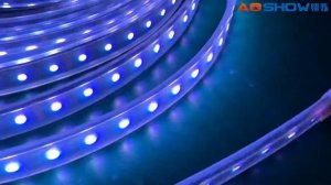 Aoshowled Waterproof IP67 length 10Meters/Reel SPI Pixel RGB LED Tape Strip DC24V Outdoor lighting