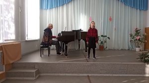 Овчар Полина 3 класс. Р.Н.П. "Маки-маковочки", обр. А. Гречанинова