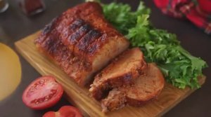 Шикарное мясо, запеченное в духовке _ Свиная корейка