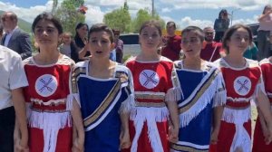 Ассирийский танец багие, педа в городе Апаран. Assyrian dance baggie, peda in the city of Aparan