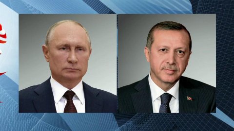 Ситуацию на Украине Владимир Путин обсудил с президентом Турции Реджепом Тайипом Эрдоганом