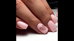 Маникюр с прозрачным сердцем ? ИДЕИ МАНИКЮРА ? ДИЗАЙН НОГТЕЙ ???