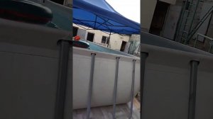 каркасный бассейн bestway 7 метров подложка линолеум на плитке