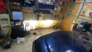 Kia Spectra. Аккуратная установка BI-LED линз Aozoom A3 Max с дъявольскими глазками-габаритами.