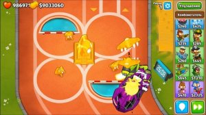 Bloons TD 6 на русском. Супер-обезьяна 5 ур Настоящий бог Солнца. Tier 5 Super monkey True Sun God