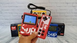 Карманный Dendy 400 игр в 1 со вторым джойстиком (геймпад) | Денди