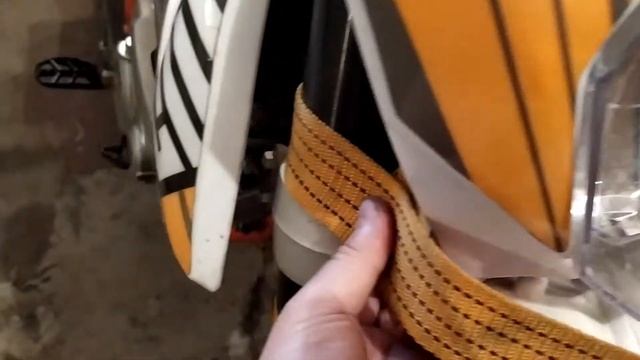 Трос-лента (крепление) на мотоцикл для вытягивания, своими руками ))) смотреть онлайн