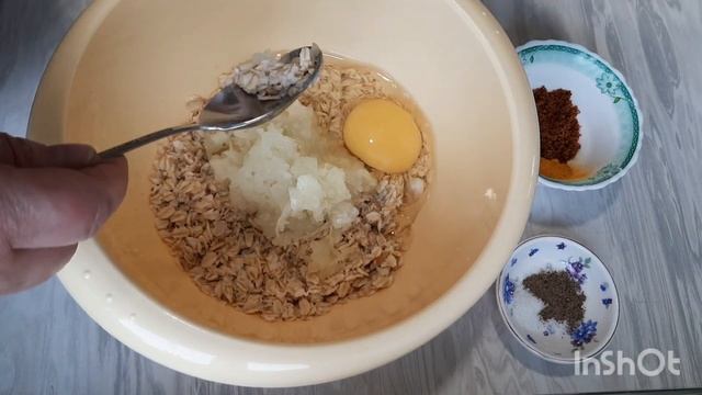 ОВСЯНЫЕ  КОТЛЕТЫ.