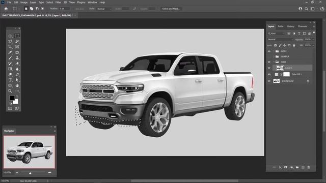 3D Render Car Digital Imaging & Retouching - Photoshop CC 2022 смотреть онлайн