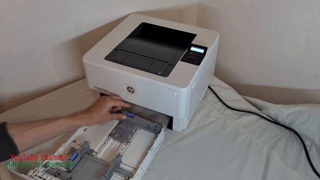 HP M404 Supply Status Page, replace cartridge смотреть онлайн