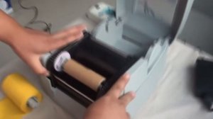 Audley ADL-S108A Digital Ribbon Printer -Set up the materials