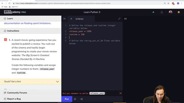 Learn Python 3 with Codecademy! смотреть онлайн