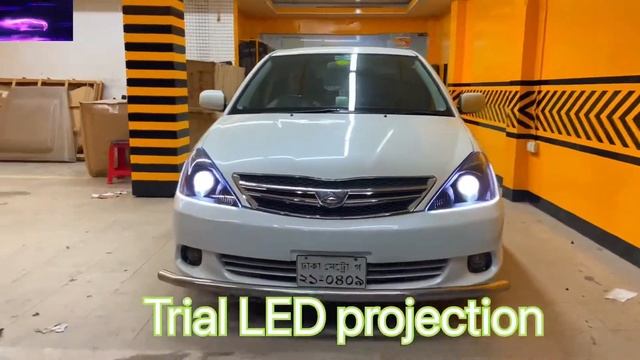 Toyota Allion Model 2004 Headlight modification смотреть онлайн