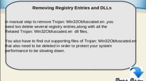 Uninstall Trojan: Win32Obfuscated en