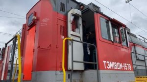 Выставка железнодорожной техники на вокзале станции Тайшет