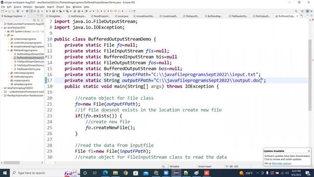 CoreJava FileHandling How To Write Data To Files Sept20220906 смотреть онлайн