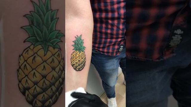 pineapple tattoo (ananas dövmesi)