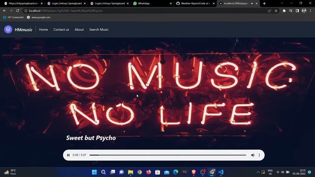 Music web player using Next.js смотреть онлайн
