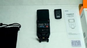 Быстрая распаковка вспышки Godox TT520 II