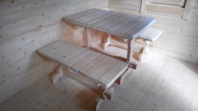 Мебель для бани стол и скамейка как можно сделать своими руками смотреть онлайн