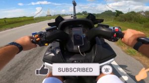 TOP SPEED of SUZUKI BURGMAN 650cc Maxi Scooter