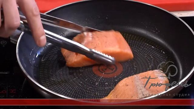 Вкусное утро. ЛОСОСЬ С БРЮССЕЛЬСКОЙ КАПУСТОЙ смотреть онлайн