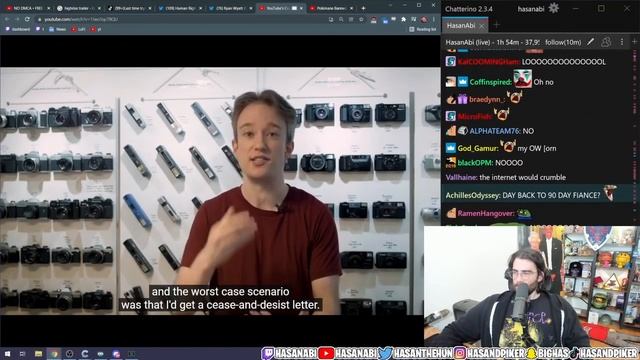 1/2 HasanAbi January 8, 2022 – Copyright/React Meta Mega Stunlock, Calling Ludwig, Tom Scott Video смотреть онлайн