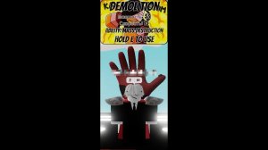 Обзор новой перчатки "минёр?" #slapbattles #roblox