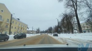 Разворот на перекрестке у «Руси»
