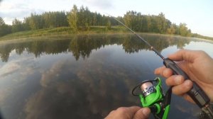 Рыбалка в Кашире ,обзор местных прудов #спининг#микроджиг#рыбалка