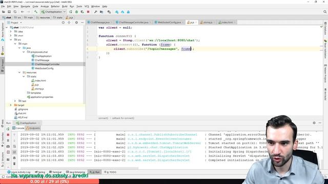 Tworzymy aplikacje – Chat! Sockety ruszają w akcje! смотреть онлайн