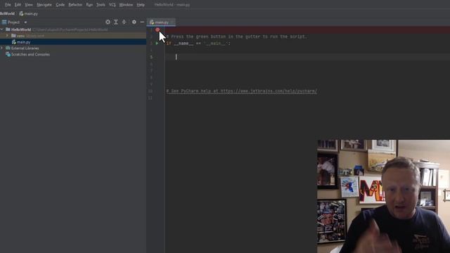 Creating a Python program in PyCharm смотреть онлайн