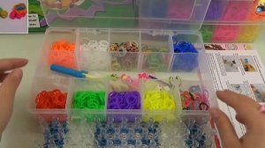 Наборы Loom Bands для плетения из резинок, обзор и распаковка