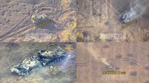 "Боевые бобры" из 42-й мсд сожгли 3 танка "Леопард-2А4" у Работино