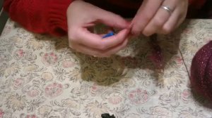 Пушистое платье  для Барби. Вяжем крючком для кукол.