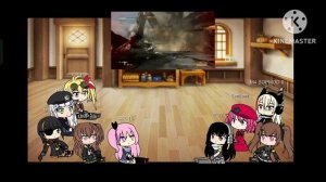 GIRLS FRONTLINE react to Metal Gear Rising revengeance Armstrong boss fight (part 1/2)