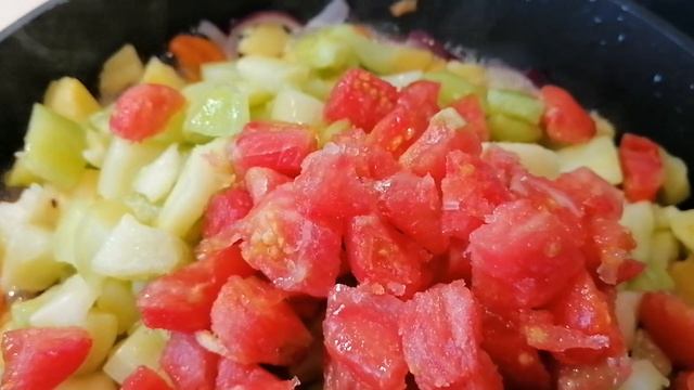 Постное меню! Вкуснейшее овощное рагу!Lean menu! Delicious vegetable stew!