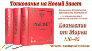 Толкование блаженного Феофилакта архиепископа Болгарского на Евангелие от Марка. 1:16-45.