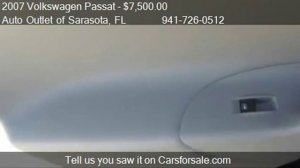 2007 Volkswagen Passat Base - for sale in SARASOTA, FL 34236