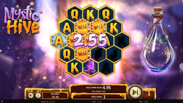 Mystic Hive - Play & Bonus - Collecting FireFlies FOR BONUS!!! смотреть онлайн