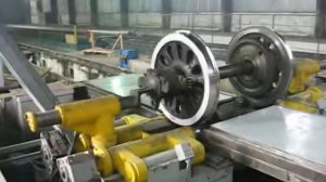 Станок КС950Ф3 обработка отдельной колесной пары