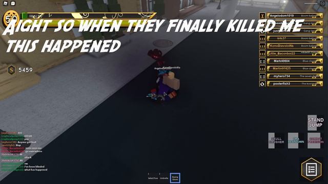 Toxic players get their own treatment | Your Bizarre Adventure (Roblox) смотреть онлайн