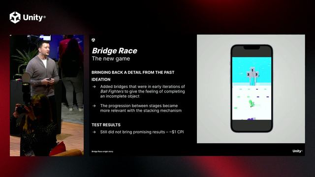 Behind the scenes of #1 hypercasual game Bridge Race ｜ Unity at GDC 2023