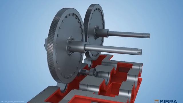 Редуктор двухступенчатый цилиндрический - Motor Cylindrical