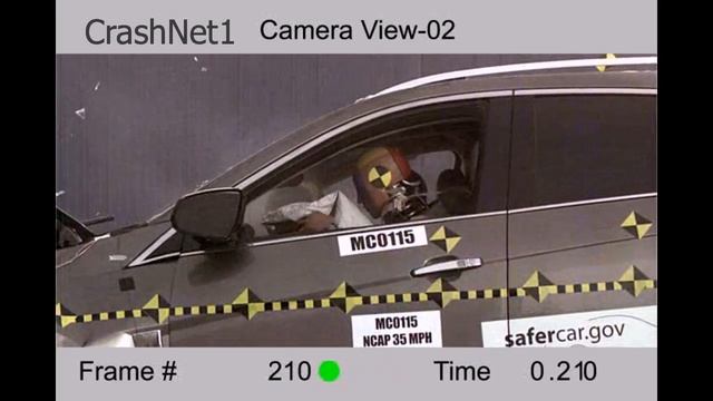 Cadillac SRX | Frontal Crash Test | High Speed Camera | 2012 NHTSA | Full Length HD смотреть онлайн